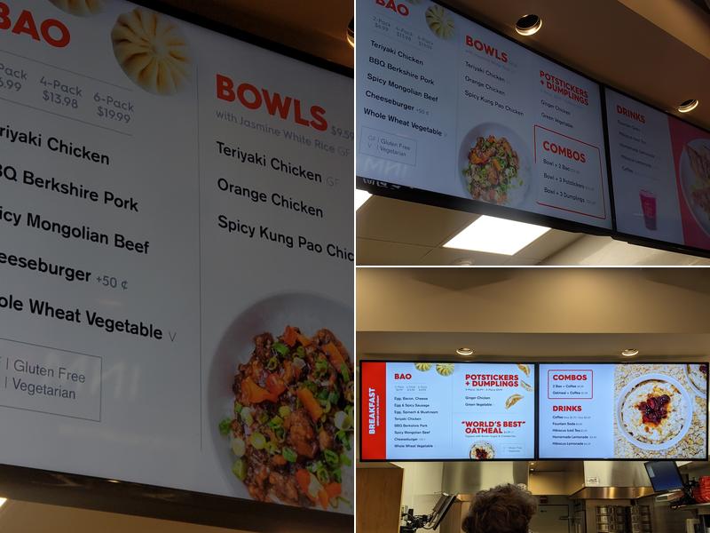 WOW BAO (Gate D20) Menu