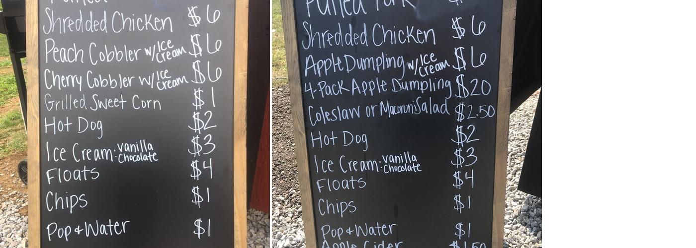 Dumpling Shack Menu