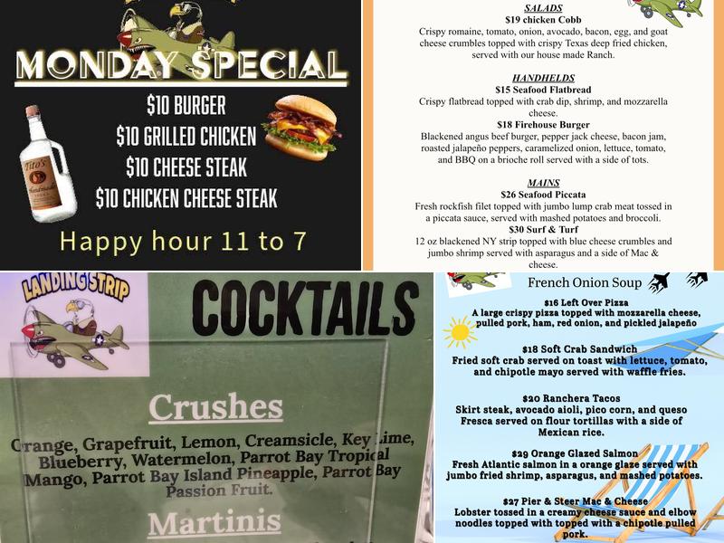 The Landing Strip Menu