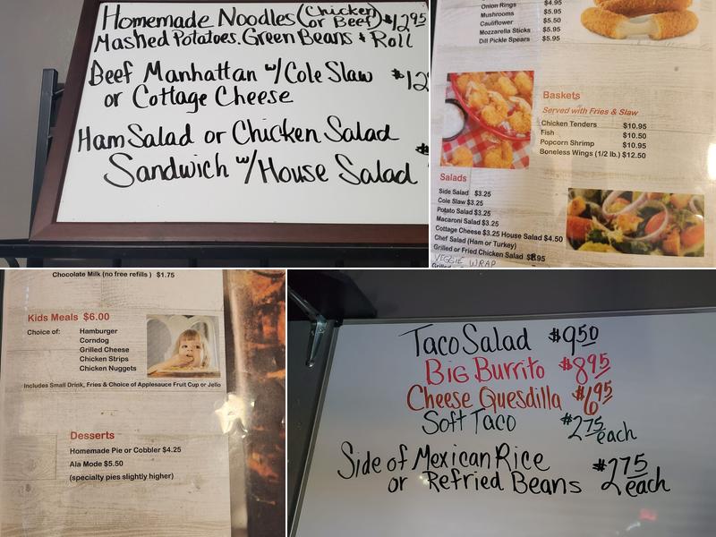 William's Cafe Menu