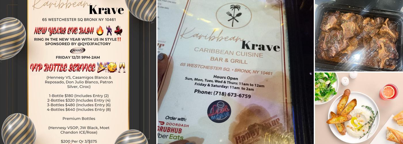 Karibbean Krave Menu