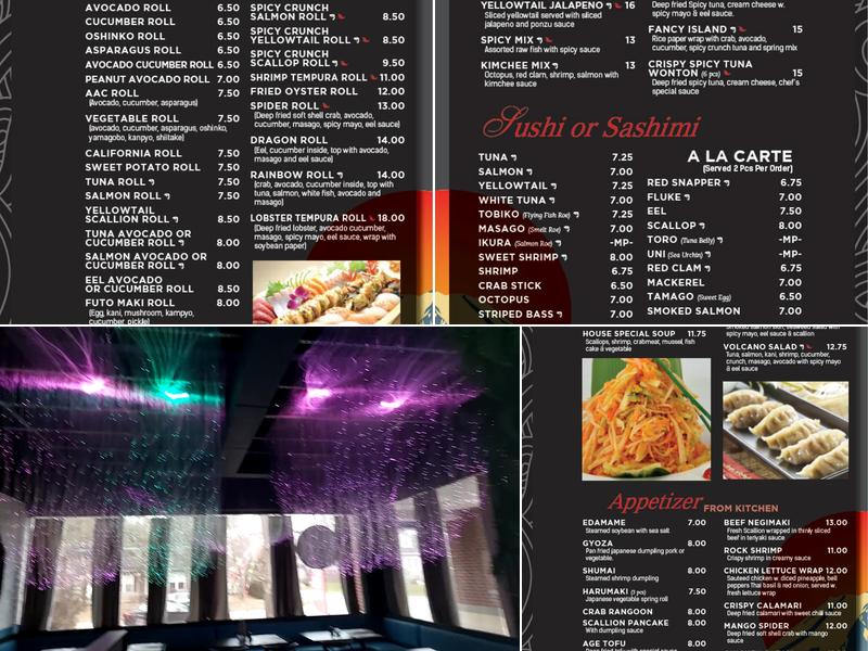 Sawa Sushi Bistro Menu