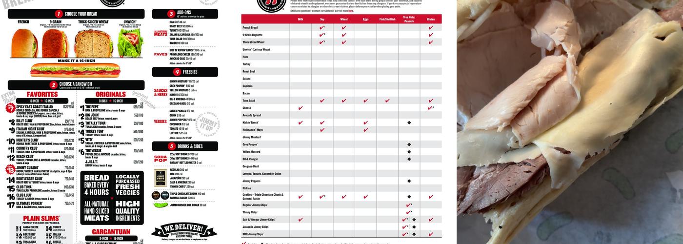 Jimmy John's Menu