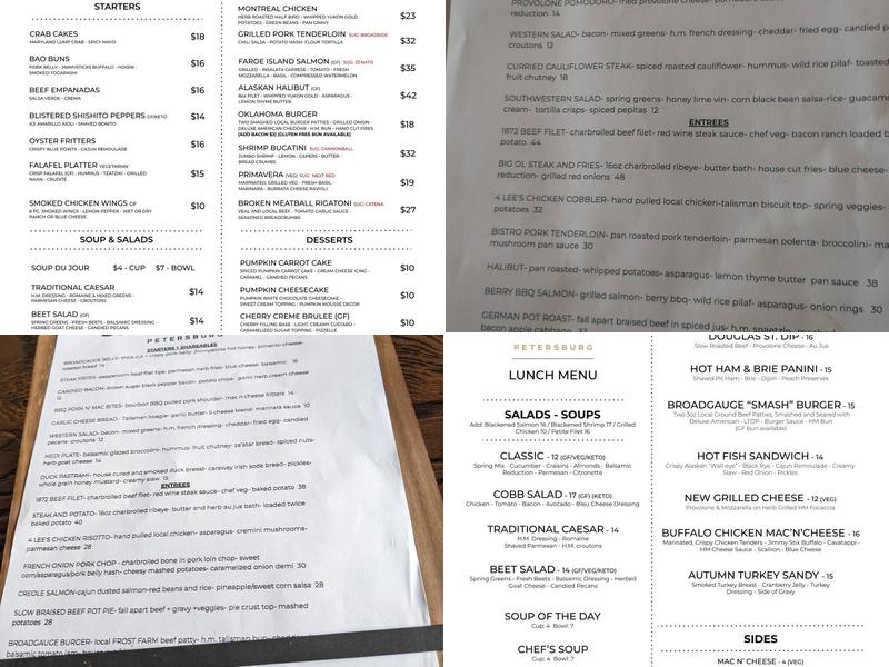 Broadgauge Menu