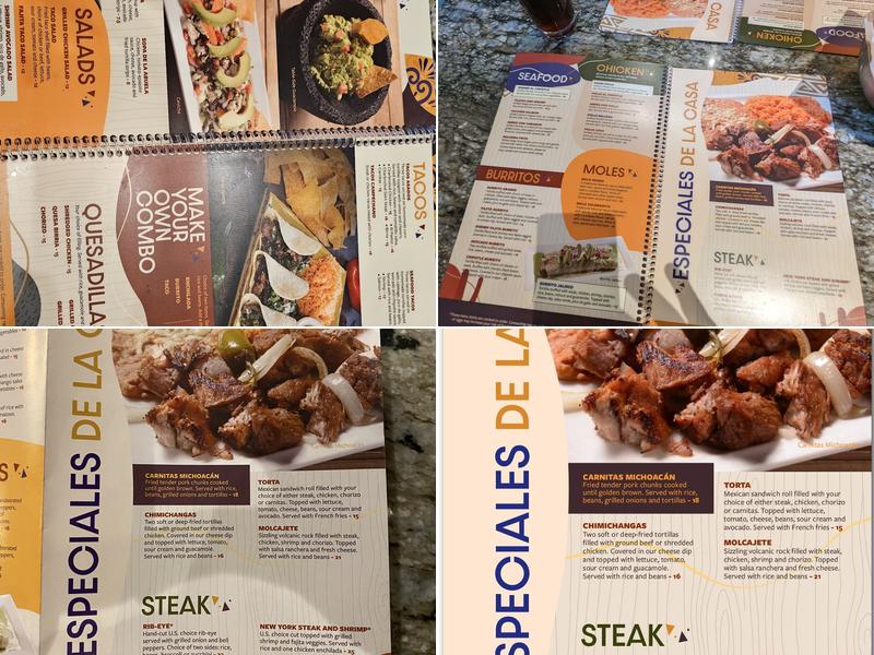 Altos de Jalisco Ashburn VA Menu