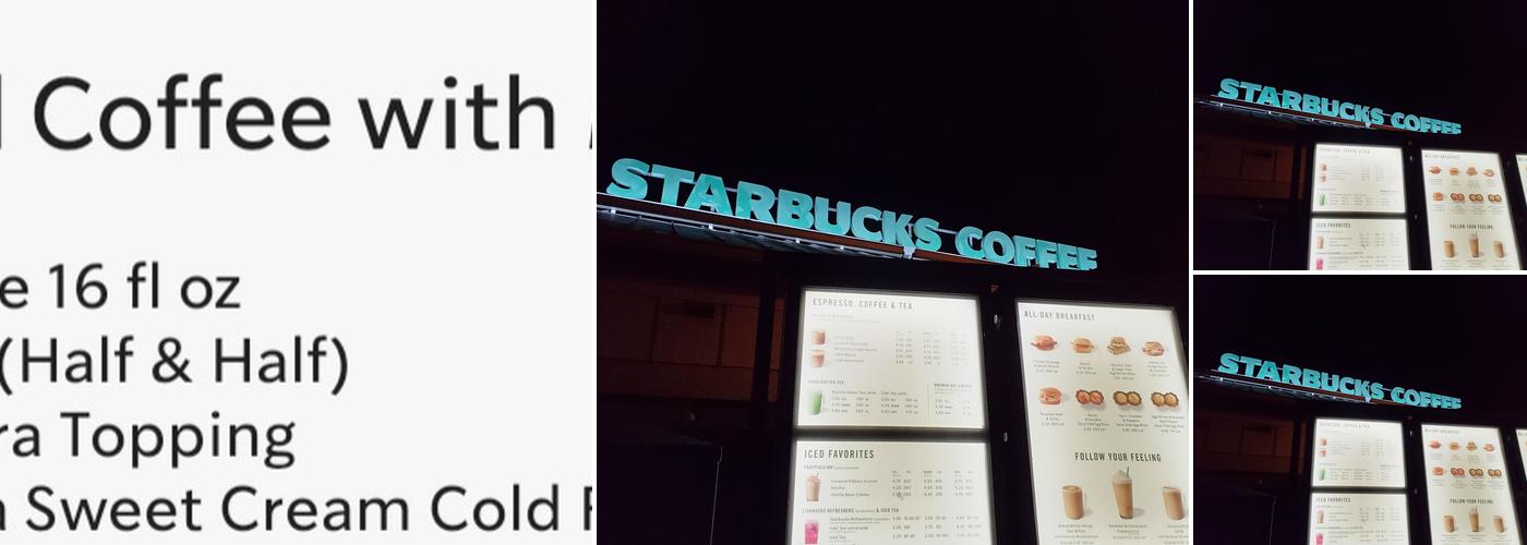 Starbucks Menu