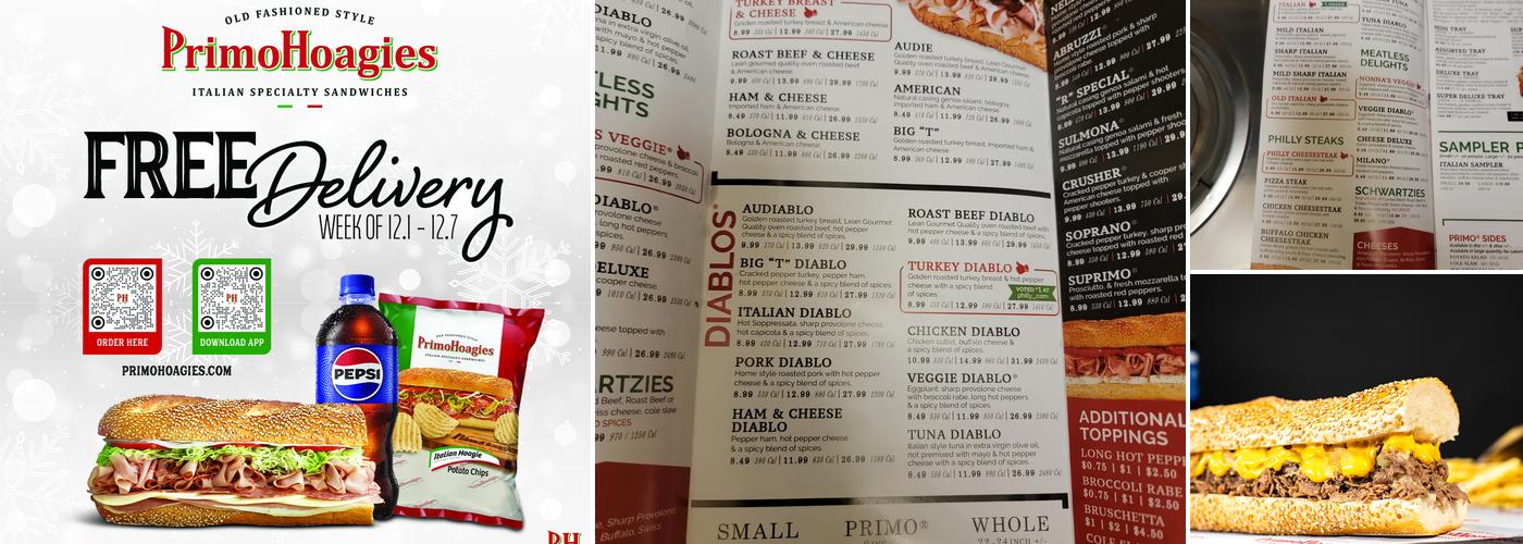 PrimoHoagies Menu