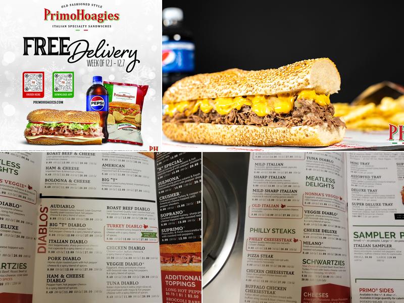 PrimoHoagies Menu