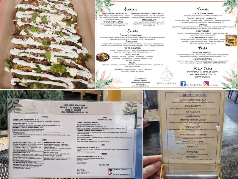 Herb + Arrow Menu