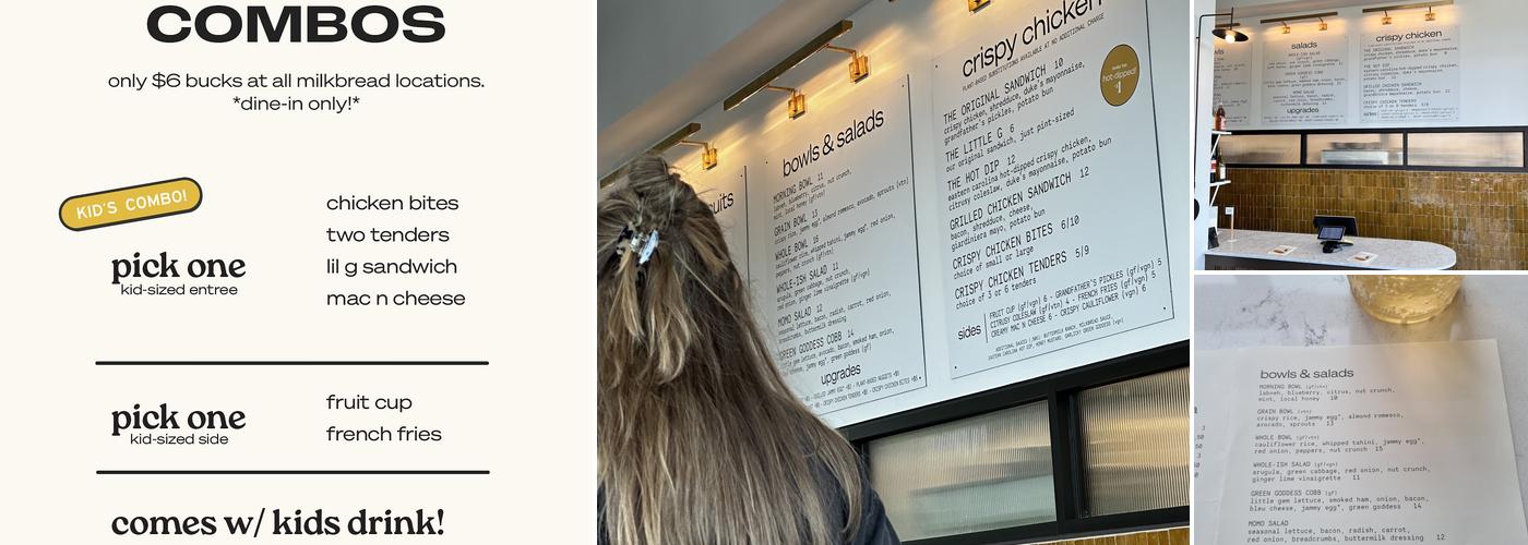 milkbread Menu