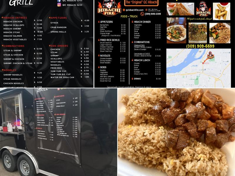 Hibachi Fire Menu