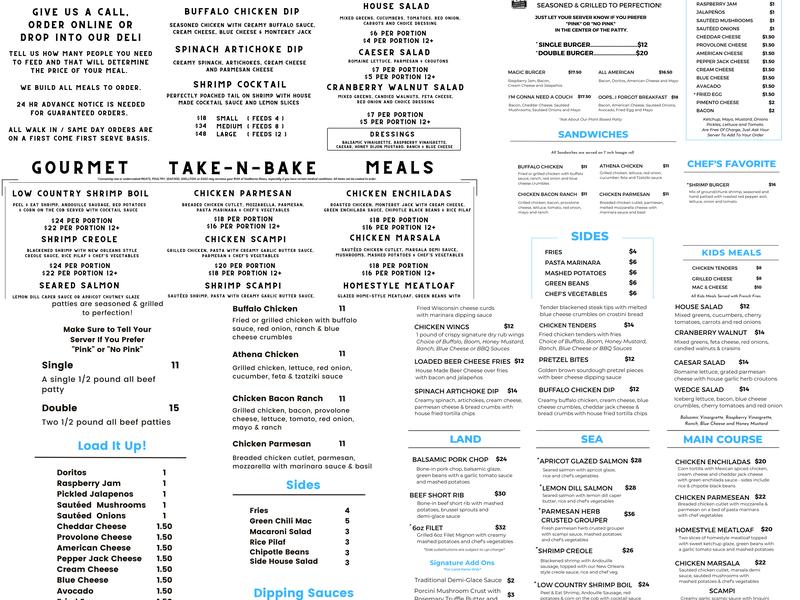 FEAST OIB Menu