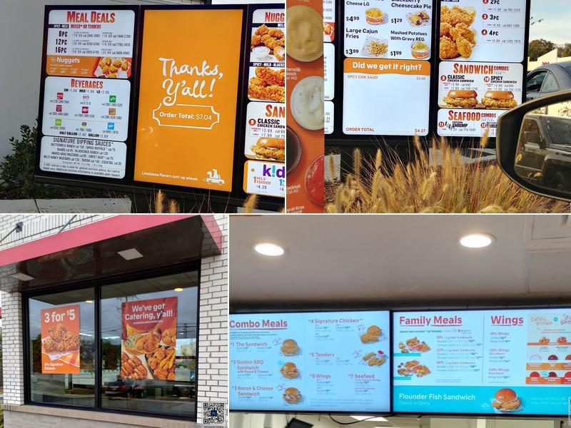 Popeyes Louisiana Kitchen Menu