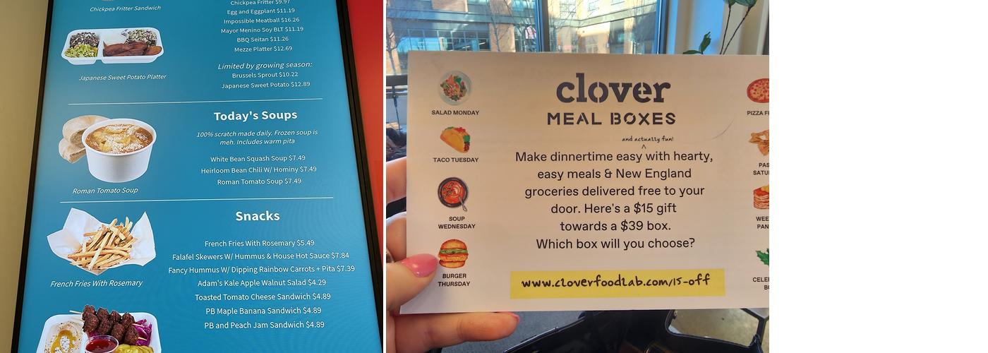 Clover Menu