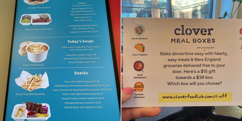 Clover Menu