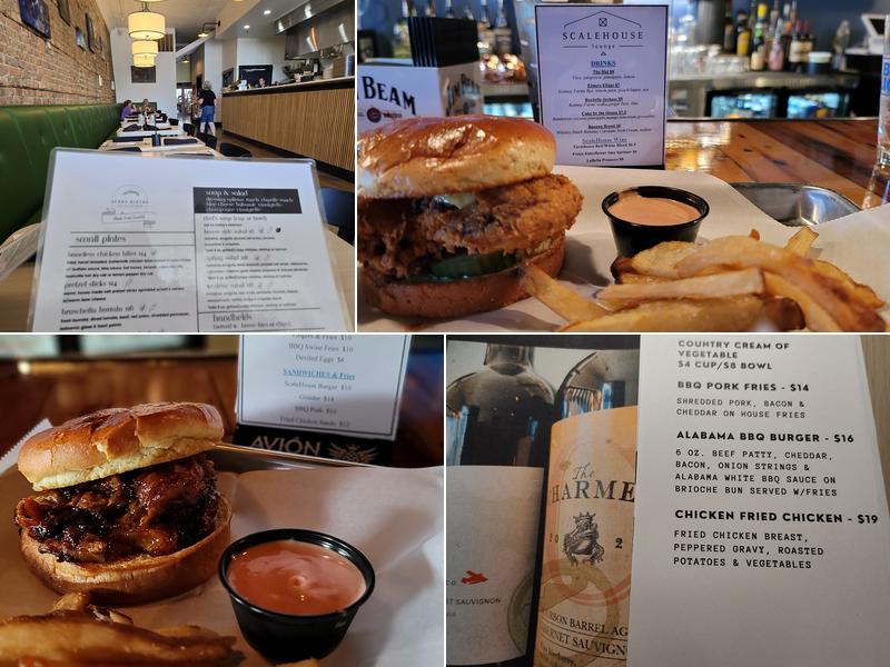Scalehouse Lounge Menu