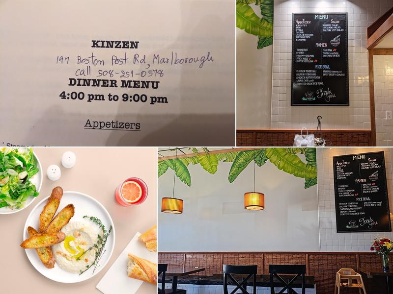 kinzen Menu