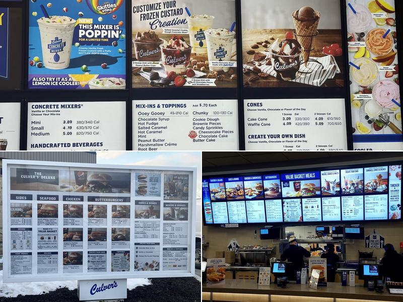 Culver’s Menu