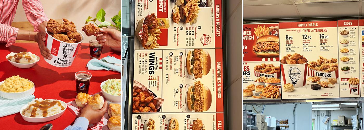 KFC Menu