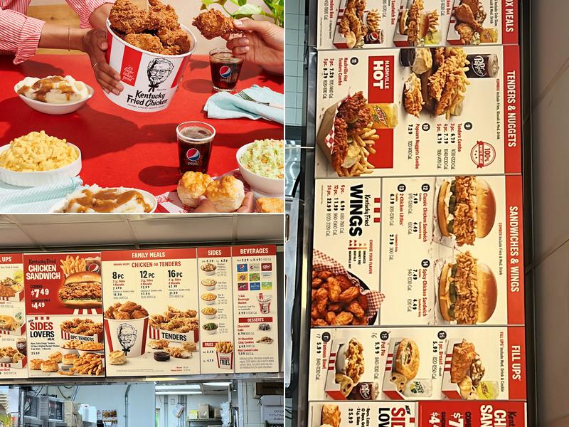 KFC Menu