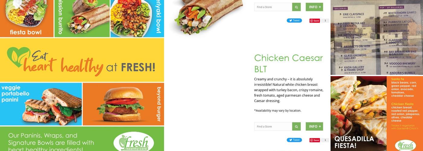 Fresh Healthy Cafe Menu