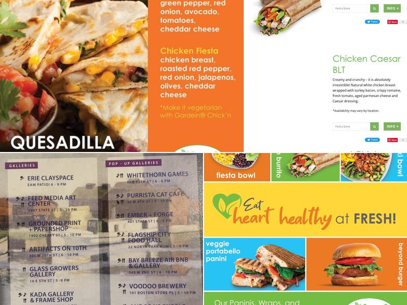 Fresh Healthy Cafe Menu