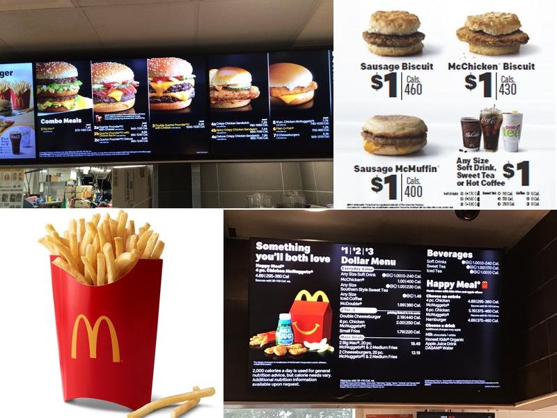 McDonald's Menu