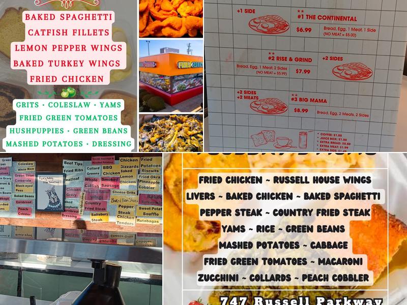 Fried Green Tomatoes Russell Menu