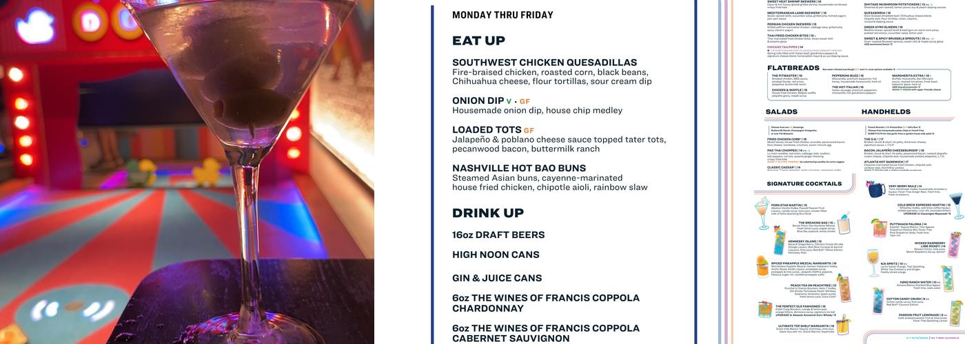 Puttshack - Oakbrook Menu