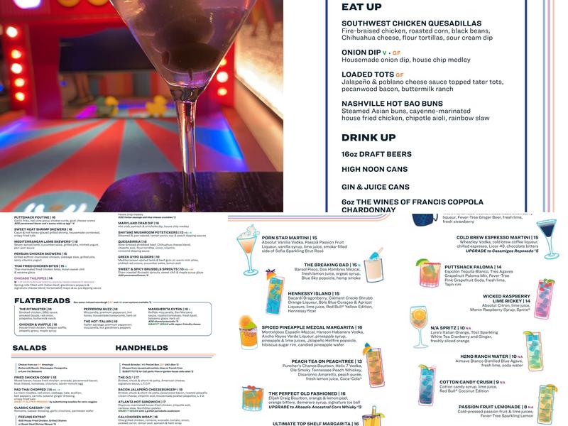 Puttshack - Oakbrook Menu