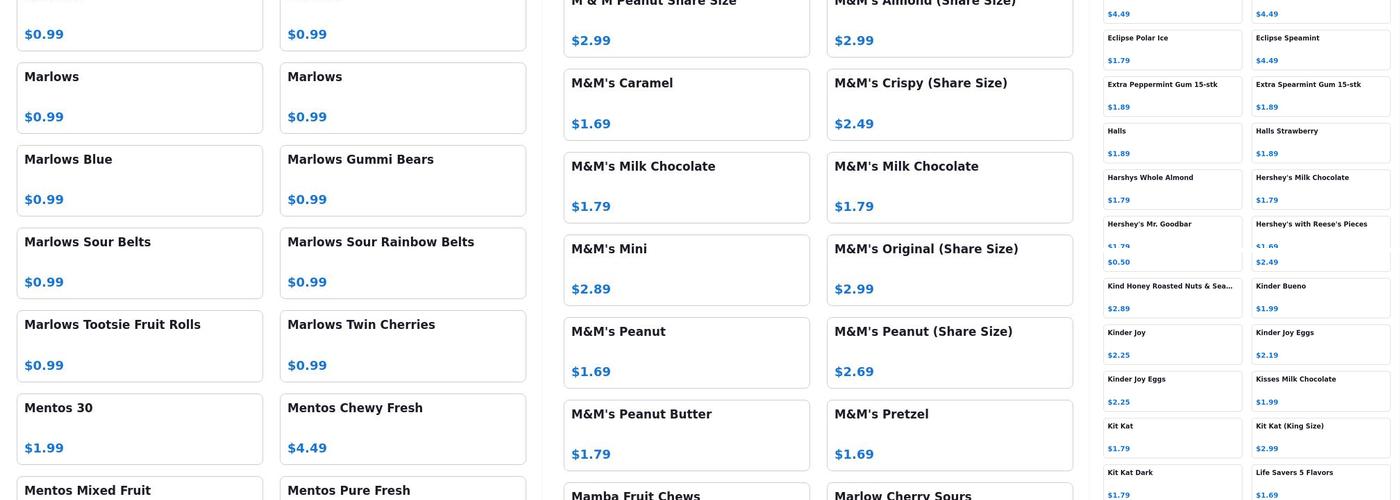 Kenny's Cafe & Grill Menu