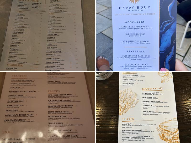 Fall Line Kitchen & Bar Menu