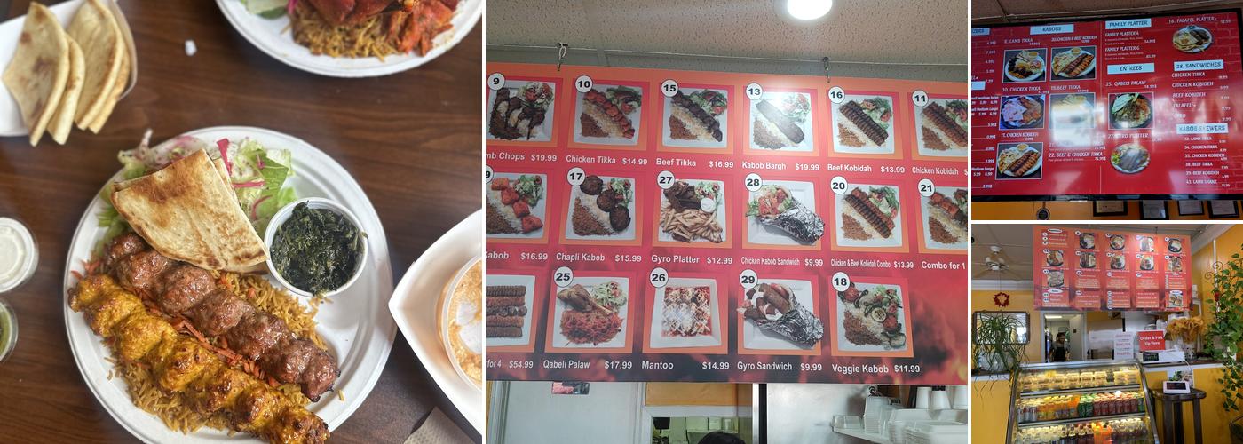 Ariana Kabob Menu