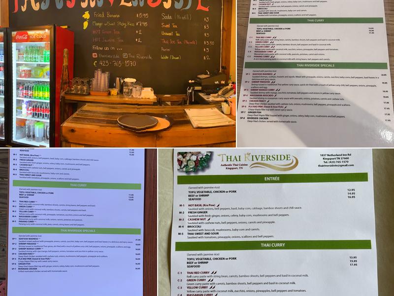Thai Riverside Menu