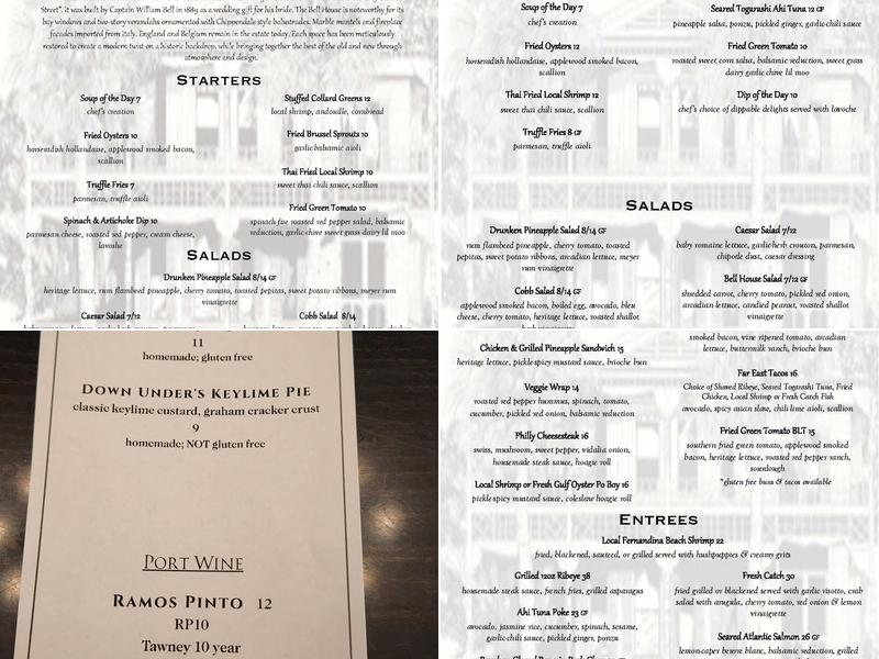Beech Street Grill Menu