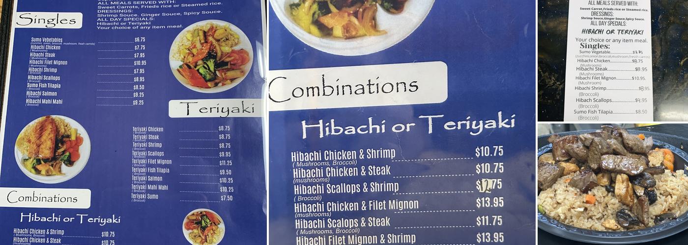 Baby Sumo Japanese Cuisine Menu