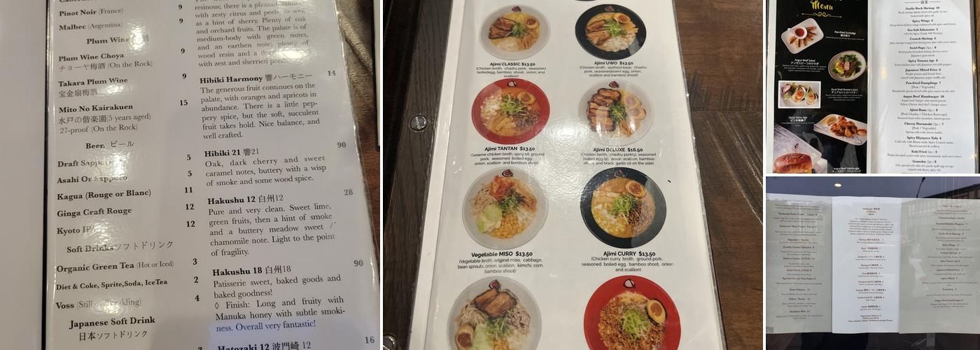 Ajimi Menu