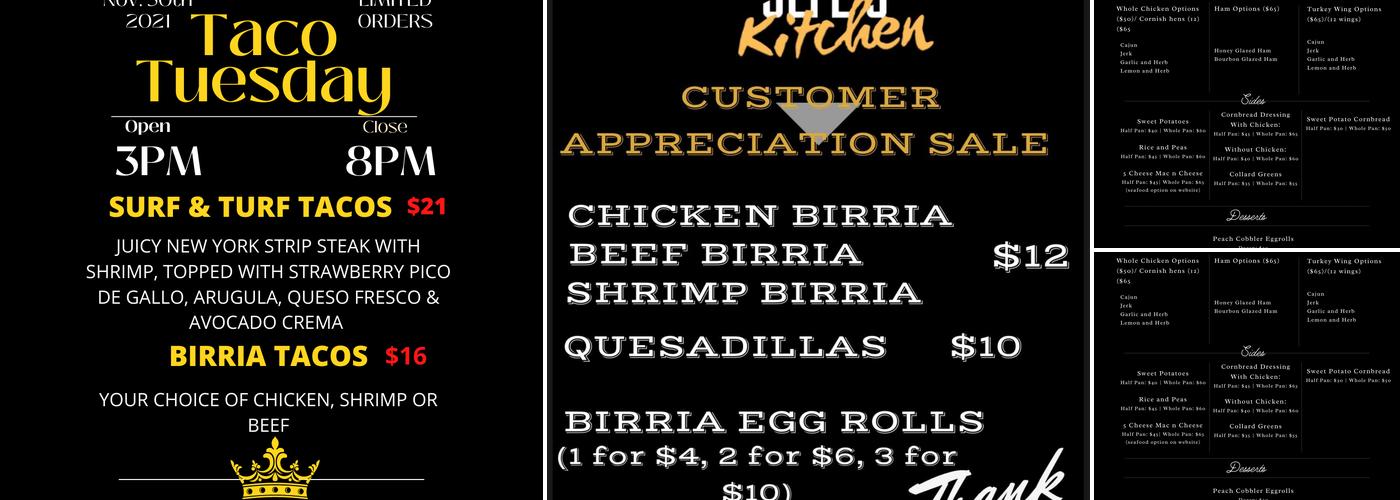 Jefe's Kitchen Menu