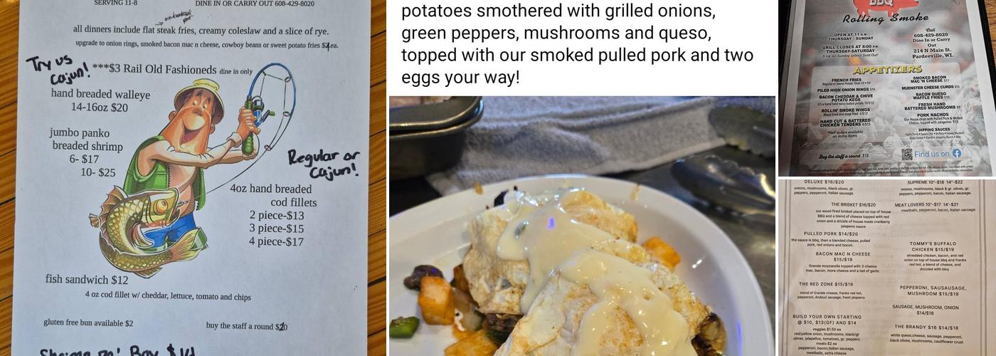 Johnny B's Rolling Smoke Menu