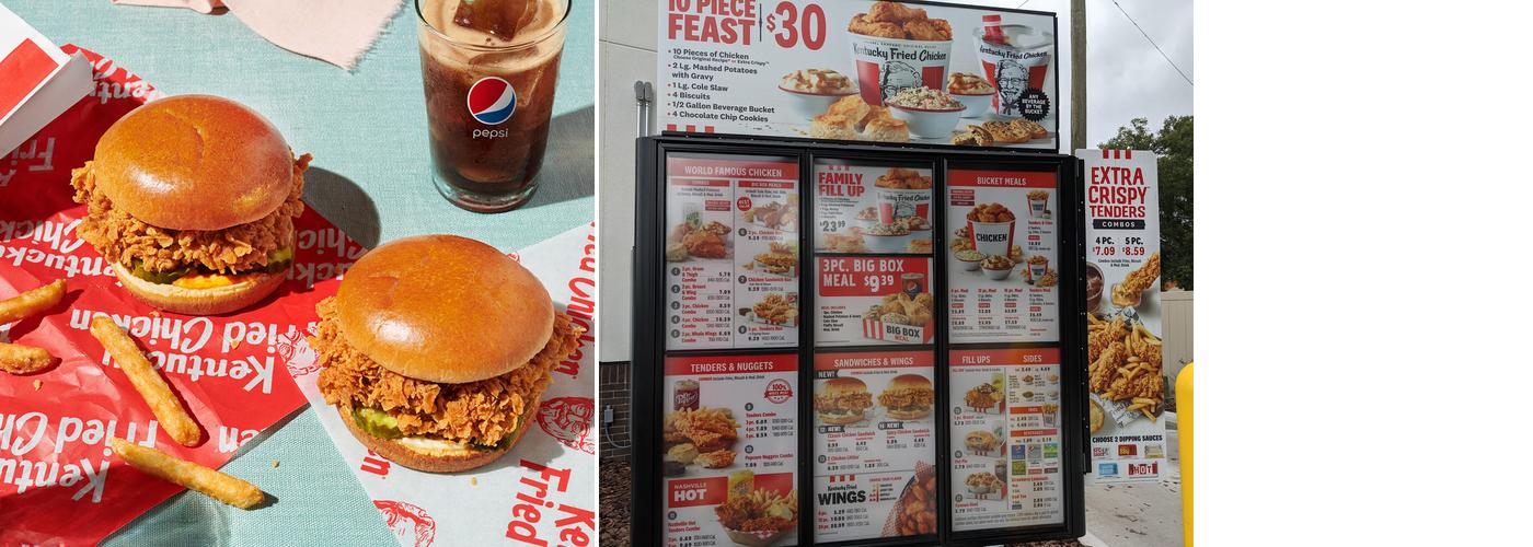 KFC Menu