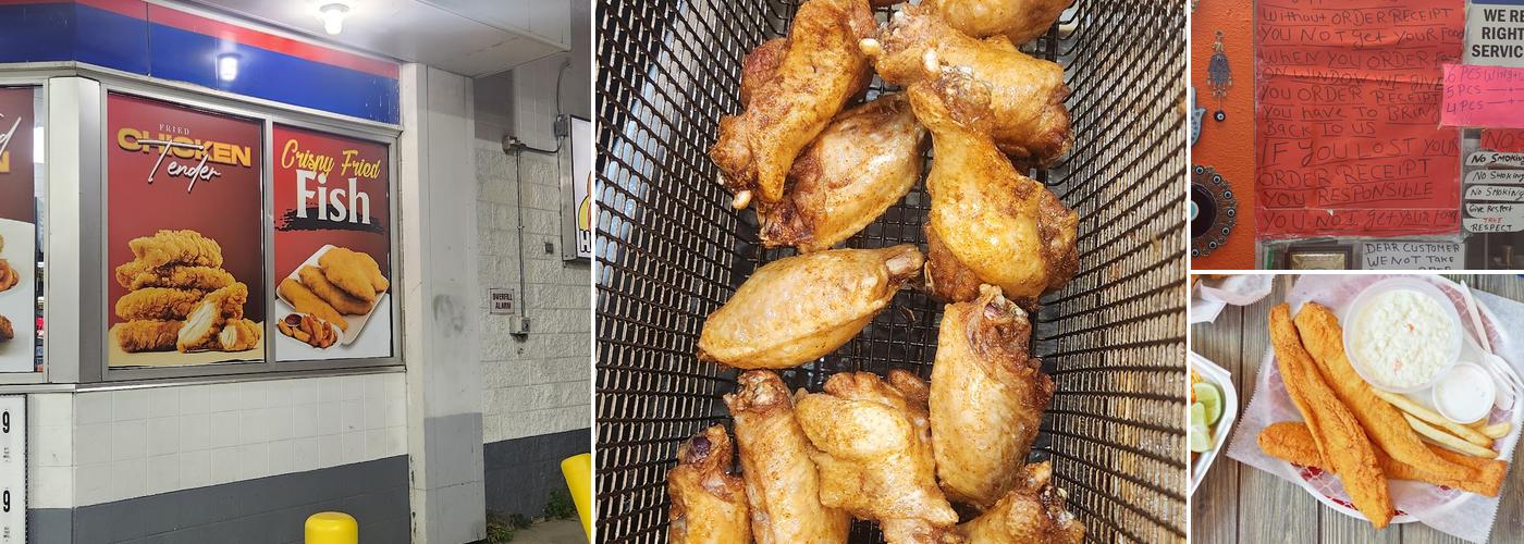 King chicken and burger