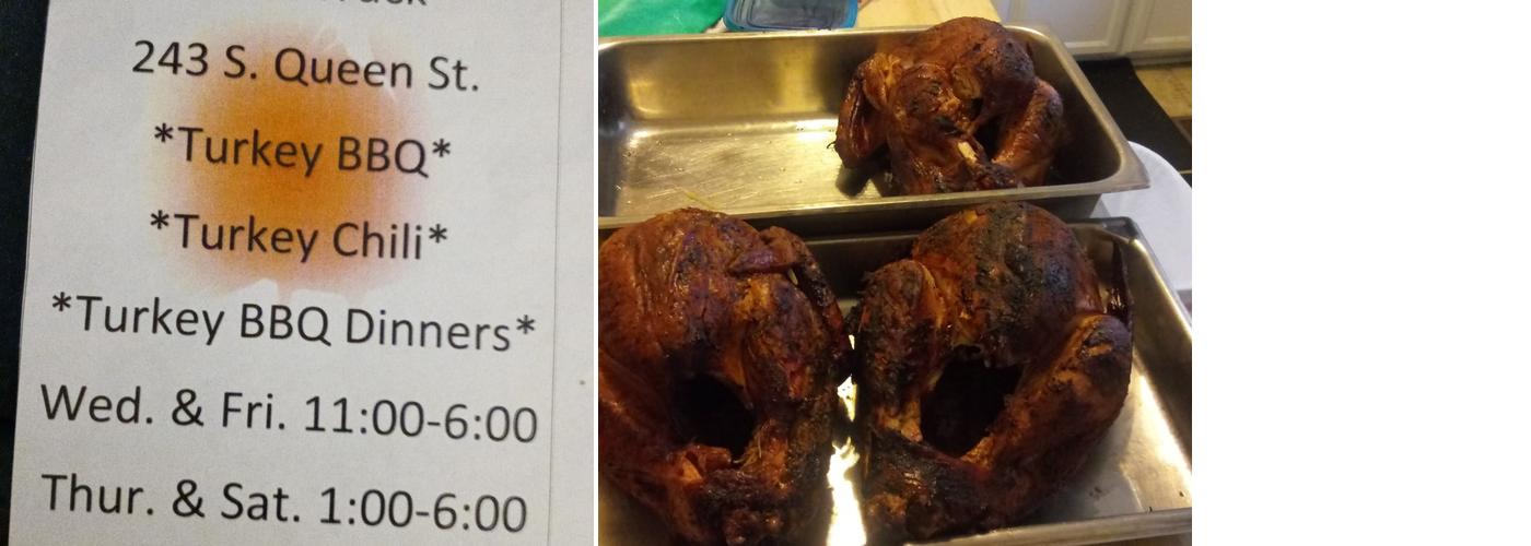 Will strictly turkey BBQ Menu