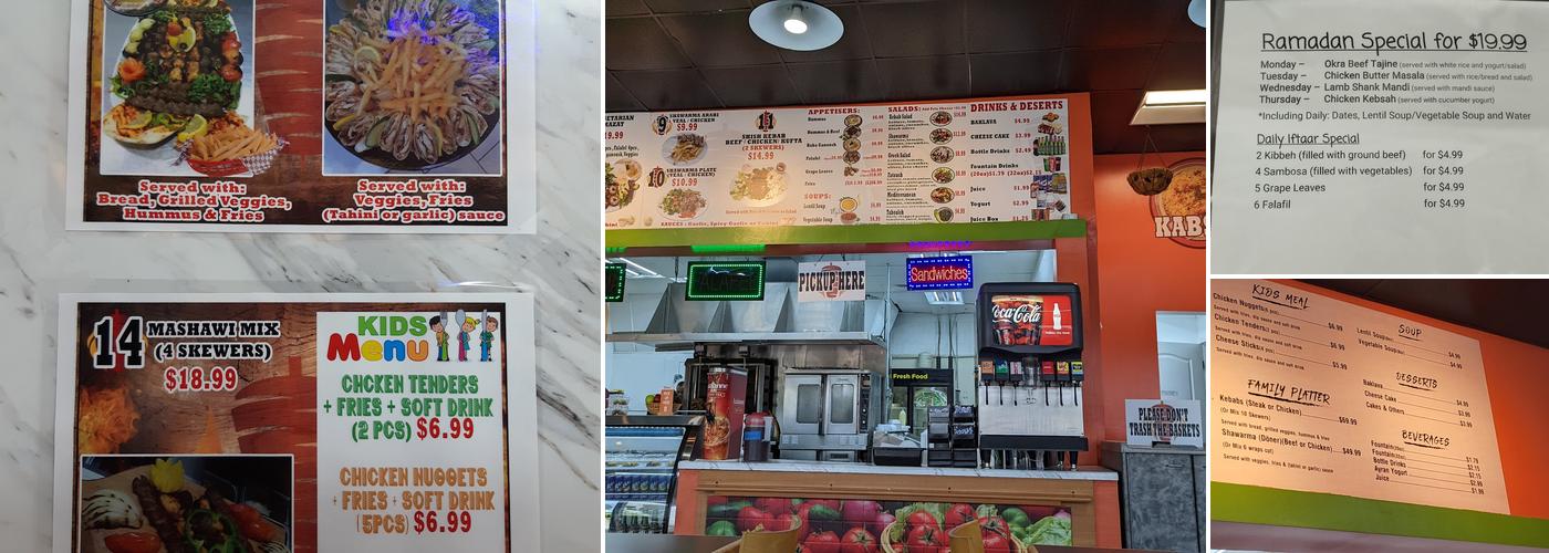 WRAP & KEBAB Restaurant & Middle Eastern Grocery Menu