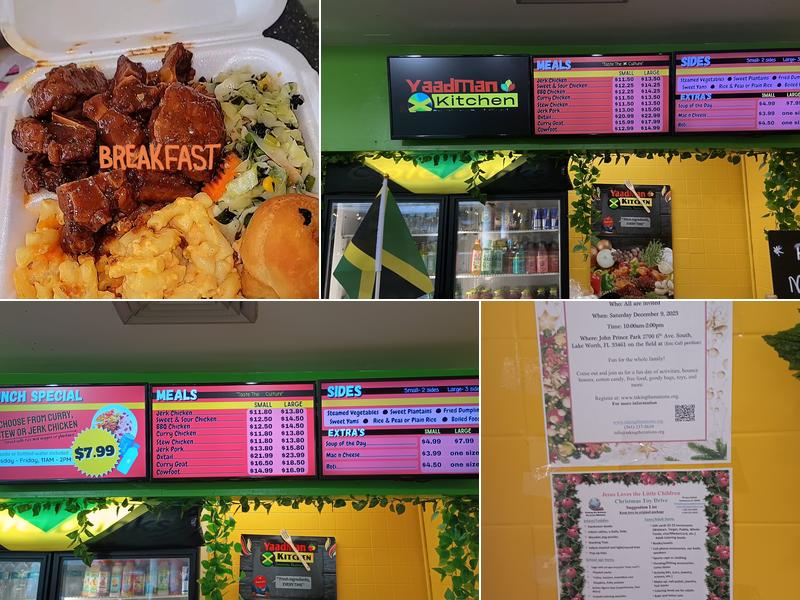 Yaadman Kitchen Jamaican Restaurant Menu