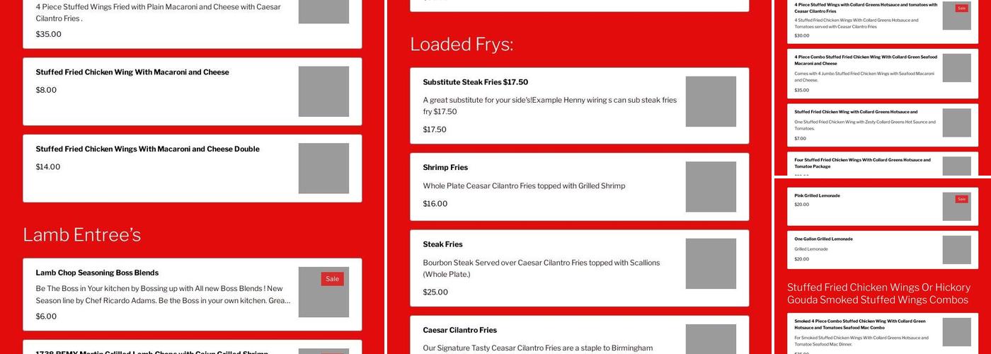 Lob-House Seafood and Steak LLC Menu