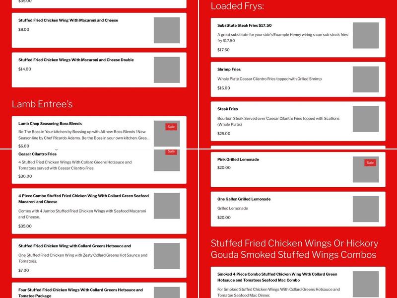 Lob-House Seafood and Steak LLC Menu