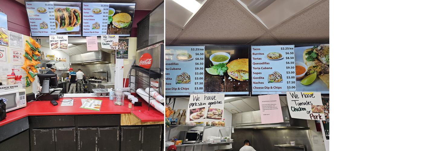 Paisa Tacos Menu