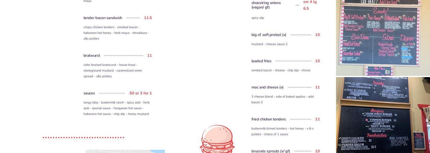 Eugene Kitchen Menu