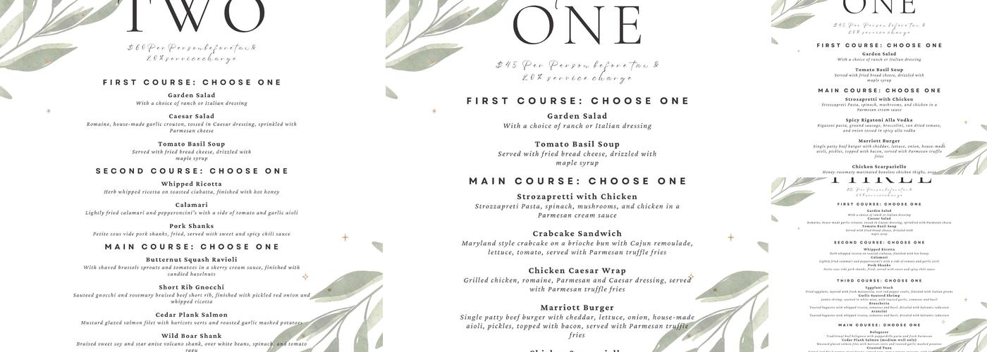 Capo Capo Menu