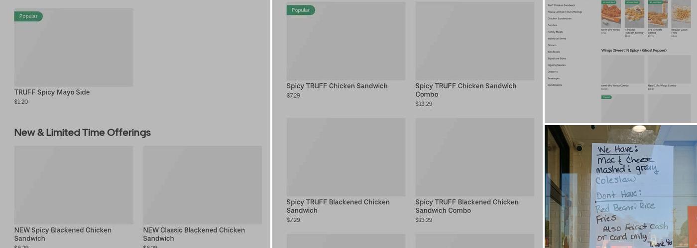 Popeyes Louisiana Kitchen Menu